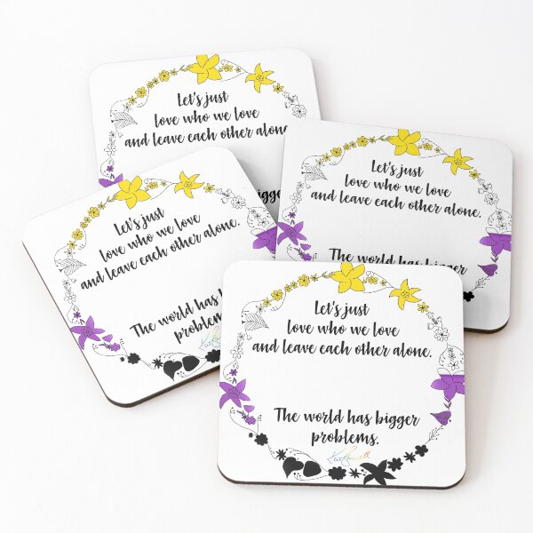 Item preview, Kat Barrell quote with non binary flag color designed and sold by scorsone81.