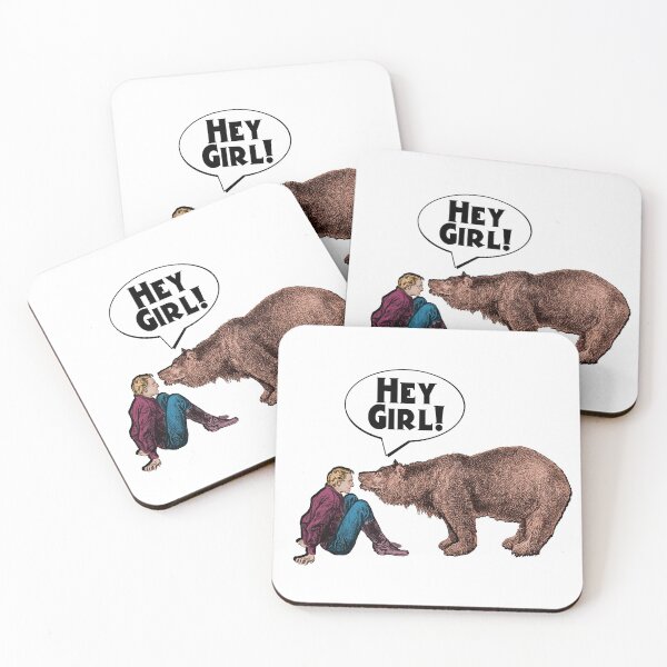 Item preview, Hey Girl Bear designed and sold by WhatOdds.