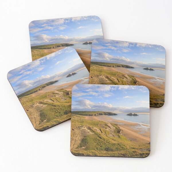 Item preview, Evening light (Holywell Bay) designed and sold by bitm2007.