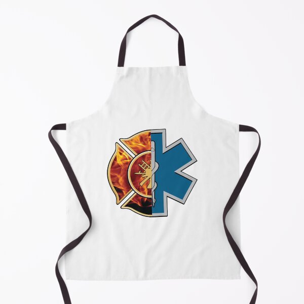 Item preview, Fire Department Maltese Cross and EMS Star of Life Symbol Full Color with Fire designed and sold by cartattz.