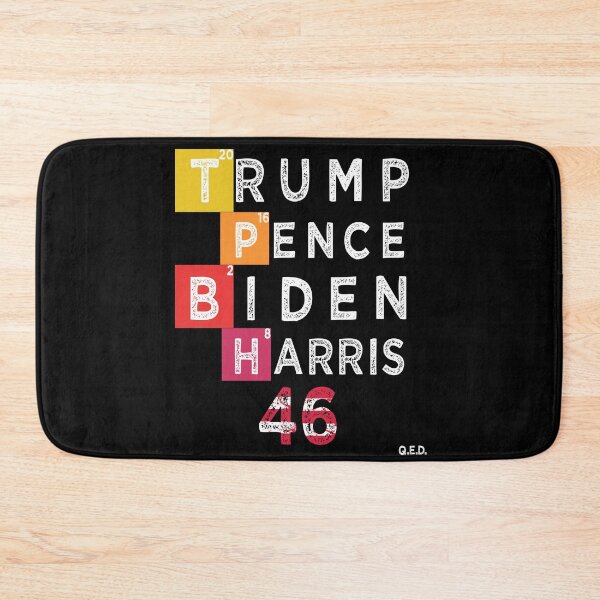 Aperçu de l'œuvre Trump Pence Biden Harris 2020 - Vote 46 Classement alphabétique Vintage créée et vendue par Designworking.