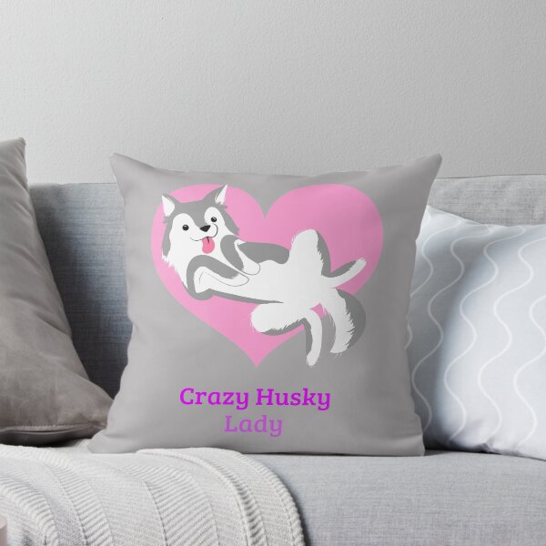 Item preview, Crazy Husky lady T shirt designed and sold by Dave1991.