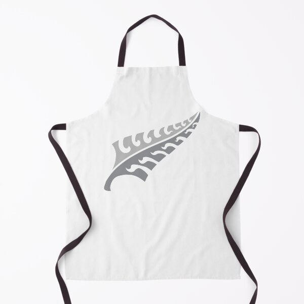 Item preview, Jagged irregular trendy Silver fern New Zealand symbol designed and sold by jazzydevil.
