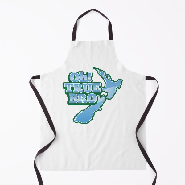 Item preview, OH TRUE BRO with blue NZ New Zealand map designed and sold by jazzydevil.