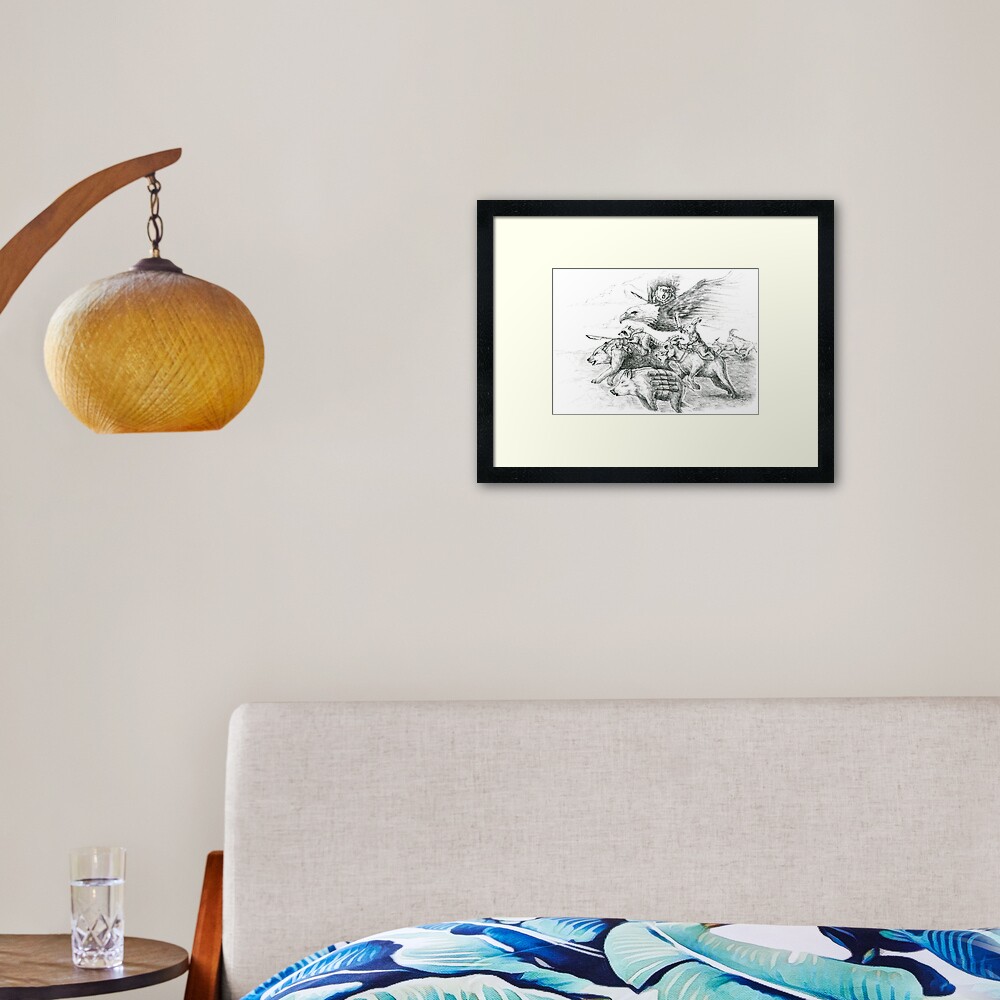 Item preview, Framed Art Print designed and sold by SKMOON.