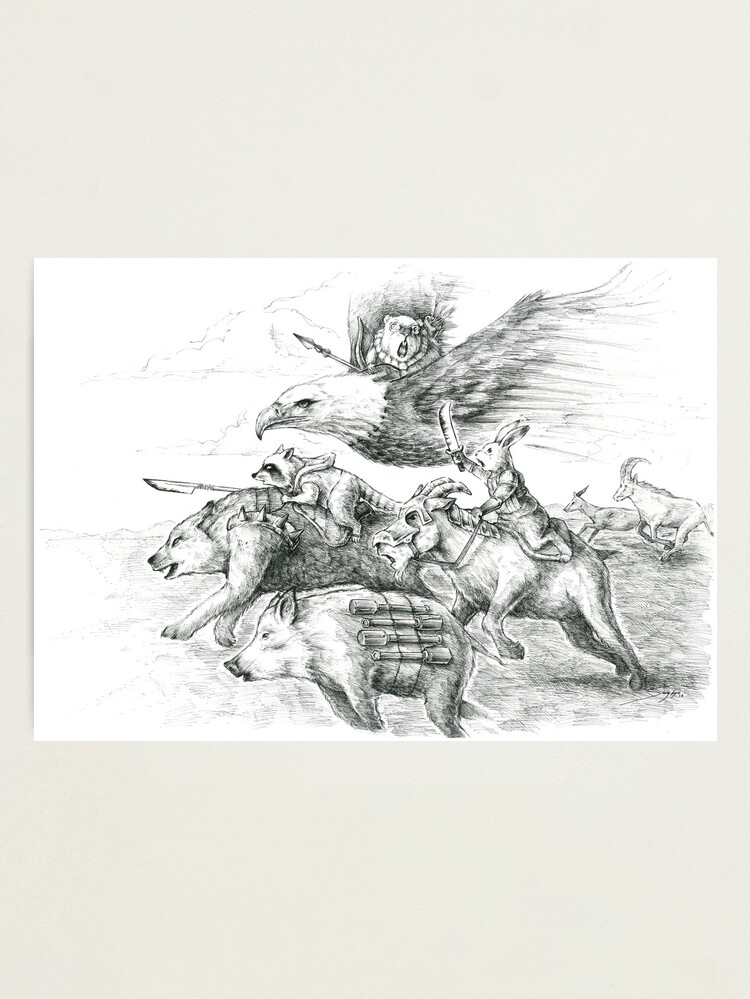 Thumbnail 1 of 3, Photographic Print, Wild Militia designed and sold by SKMOON.