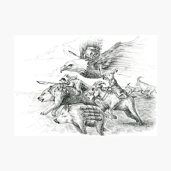 Wild Militia Photographic Print