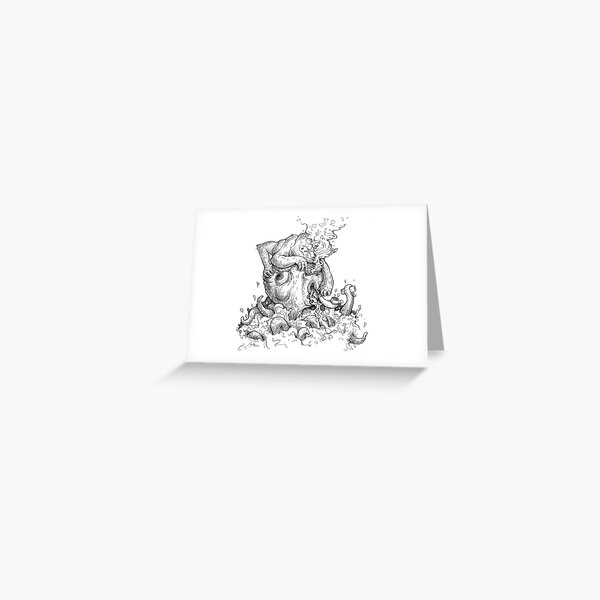 Sloth and Octo Greeting Card