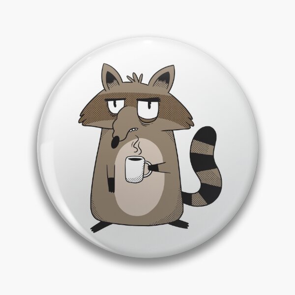 Item preview, Grumpy raccoon designed and sold by DerSenat.