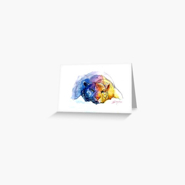 Tiger Greeting Card