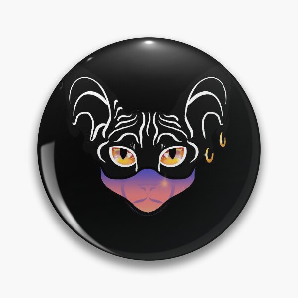 Item preview, cat with mask designed and sold by pirilampo.