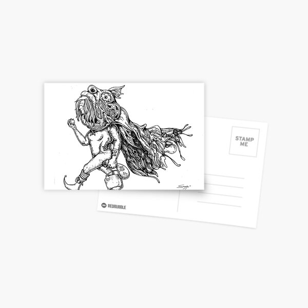 Bucket Foot Postcard