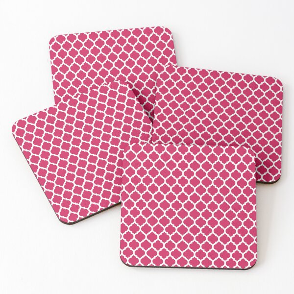 Item preview, Party pink Raspberry Spice Latte Party pink Moroccan pattern  designed and sold by ToniaKroeger.