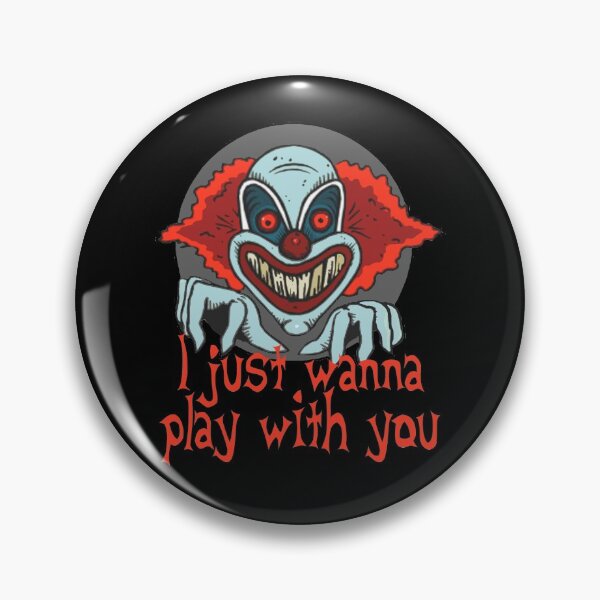 Item preview, Evil Clown Horror Killer Clowns Funny Just Wanna Play Halloween Scary Haunted House designed and sold by TopTeeShop.