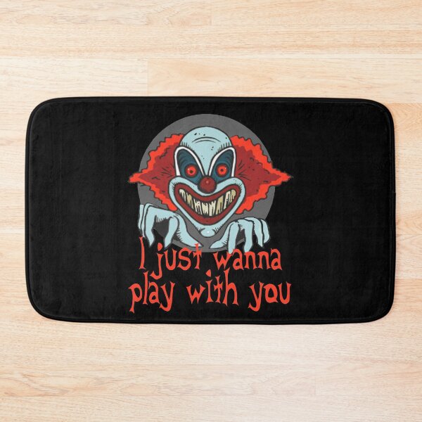 Item preview, Evil Clown Horror Killer Clowns Funny Just Wanna Play Halloween Scary Haunted House designed and sold by TopTeeShop.
