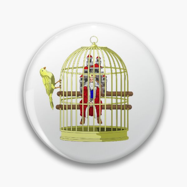 Item preview,  CAGED KING - RULER IN A GOLDEN CAGE designed and sold by Dwarf-Monkey.