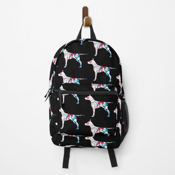 Item preview, doberman silhouette colorful pattern for dog lovers  designed and sold by cathelkav.