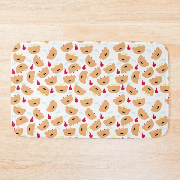 Item preview, Teddy bear pattern with angel, devil, flame and cloud designed and sold by chrisbears.
