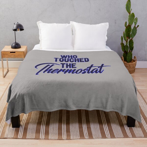 Item preview, who touched the thermostat  sticker designed and sold by alikassi.