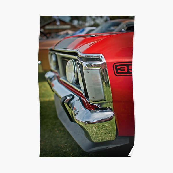 "Ford XY GT Front Grill" Poster by radestilo Redbubble