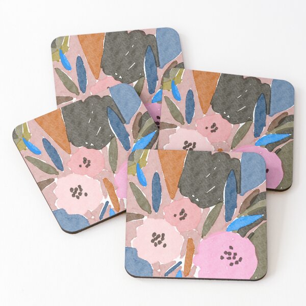 Item preview, Blooms in Blush // Soft Floral Print  designed and sold by fossdesign.