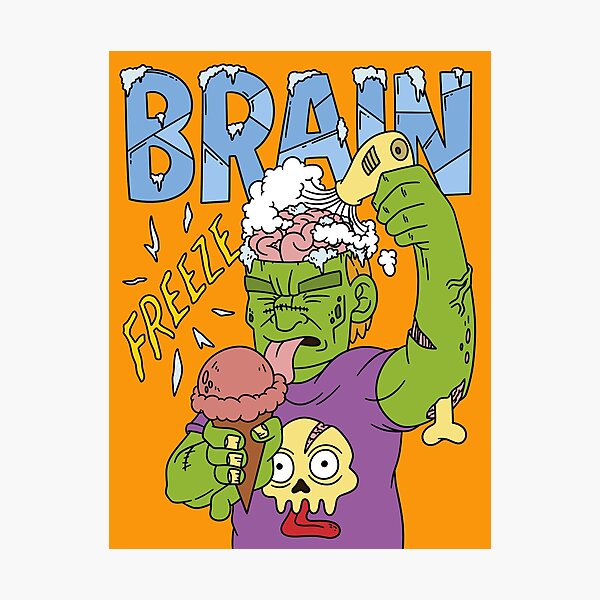 Aperçu de l'œuvre Gel du cerveau zombie créée et vendue par Konnectd.