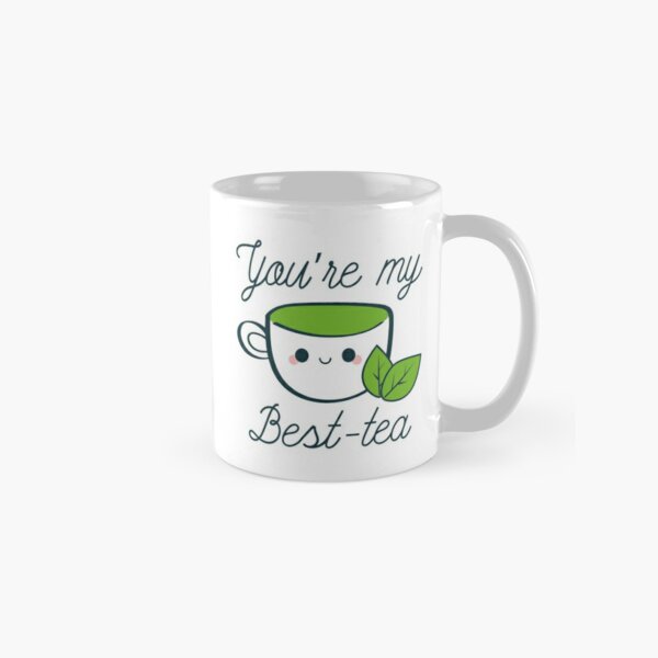 I Love Matcha Japanese Green Tea Cartoon Teacup Coffee Mug