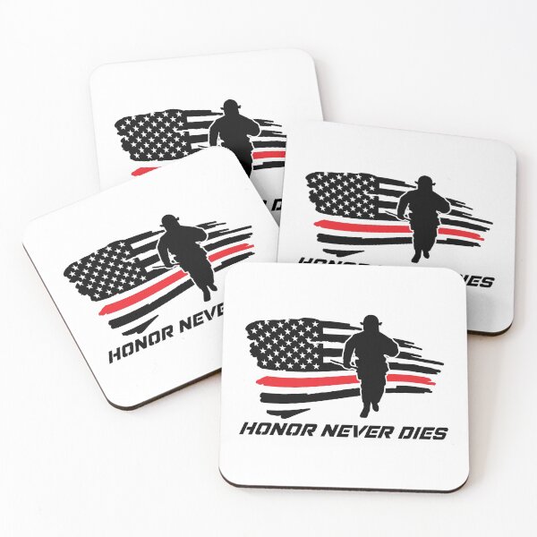 Item preview, Firefighter Running Honor Never Dies American Flag Fireman Design designed and sold by cartattz.