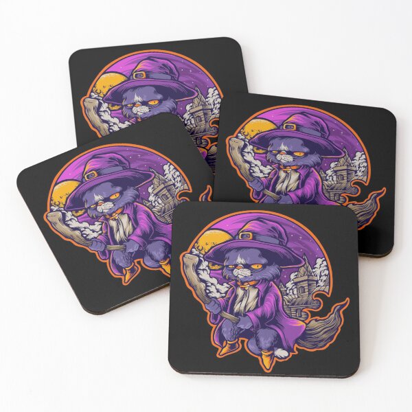 Item preview, witch cat 2020 T-Shirt mask sticker 2020 designed and sold by zugharo2019.