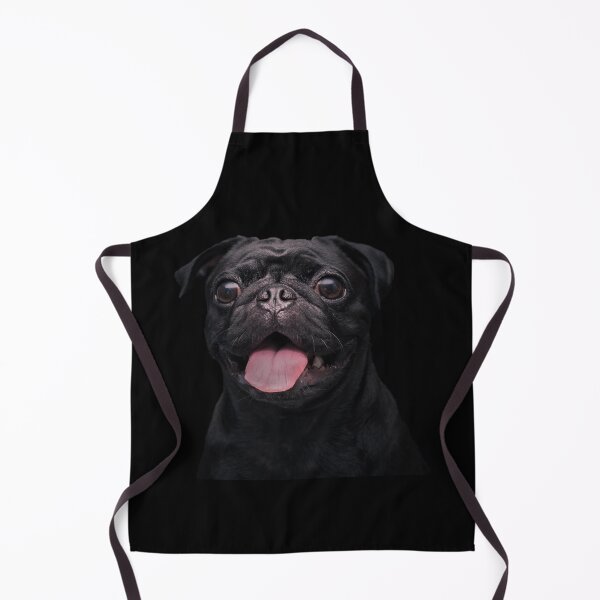 Item preview, Black pug sticking his tongue out! designed and sold by bynole.