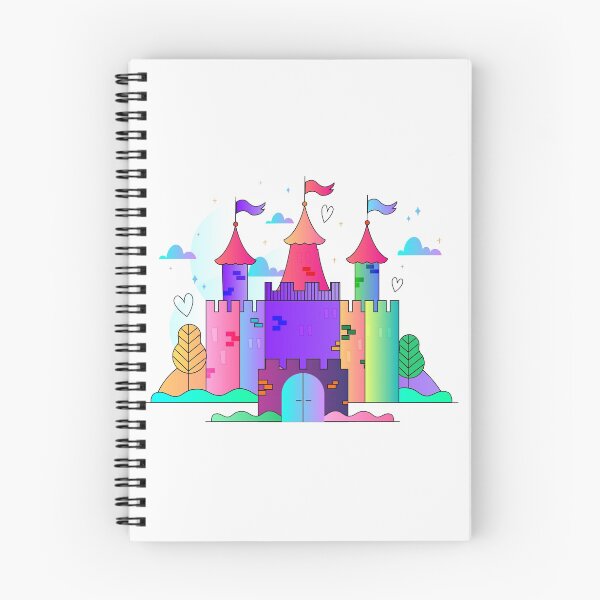 Item preview, Beautiful fairytale castle for princess, magic kingdom. Vintage Palace. Wonderland illustration on a white background designed and sold by mashmosh.