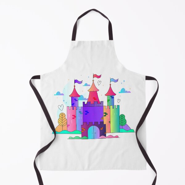 Item preview, Beautiful fairytale castle for princess, magic kingdom. Vintage Palace. Wonderland illustration on a white background designed and sold by mashmosh.