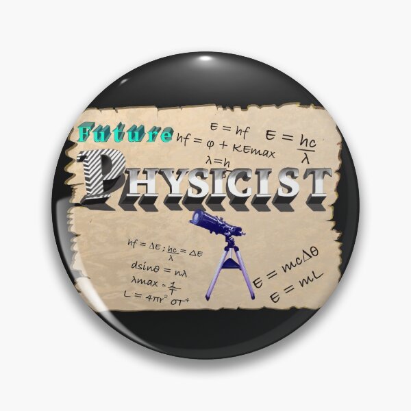 Item preview,  physics formulae and telescope with the words future physicist in 3d designed and sold by Artonmytee.