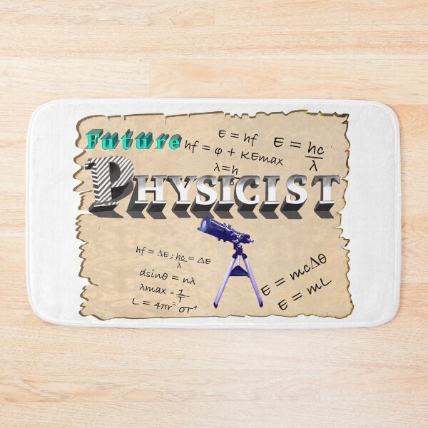 Item preview, physics formulae and telescope with the words future physicist in 3d designed and sold by Artonmytee.