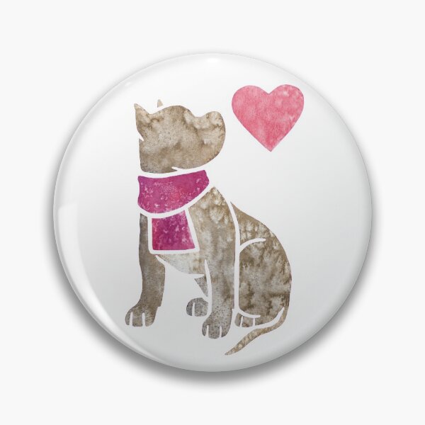 Item preview, Watercolour American Bully designed and sold by animalartbyjess.