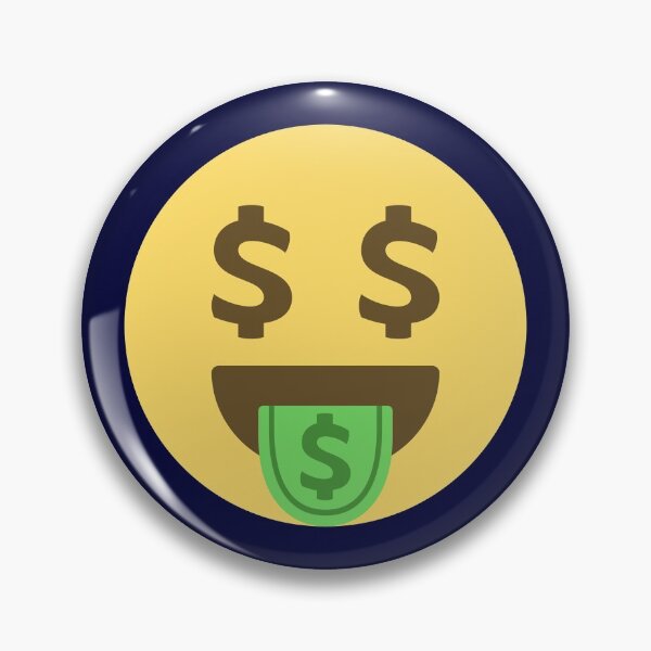 Item preview, Money-Mouth Face Dollar Emoji designed and sold by depresident.