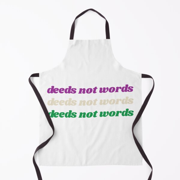 Item preview, Deeds Not Words Repeat designed and sold by isobelcough.