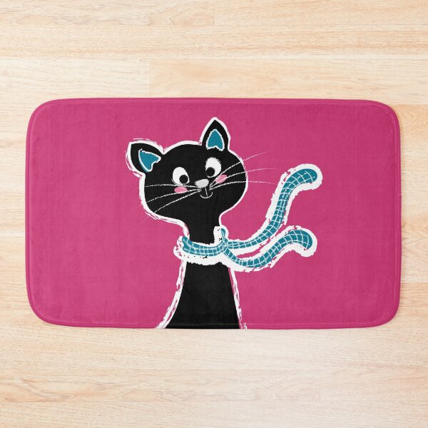 Item preview, Black Cat Long Neck Pink designed and sold by ranadigipaint.
