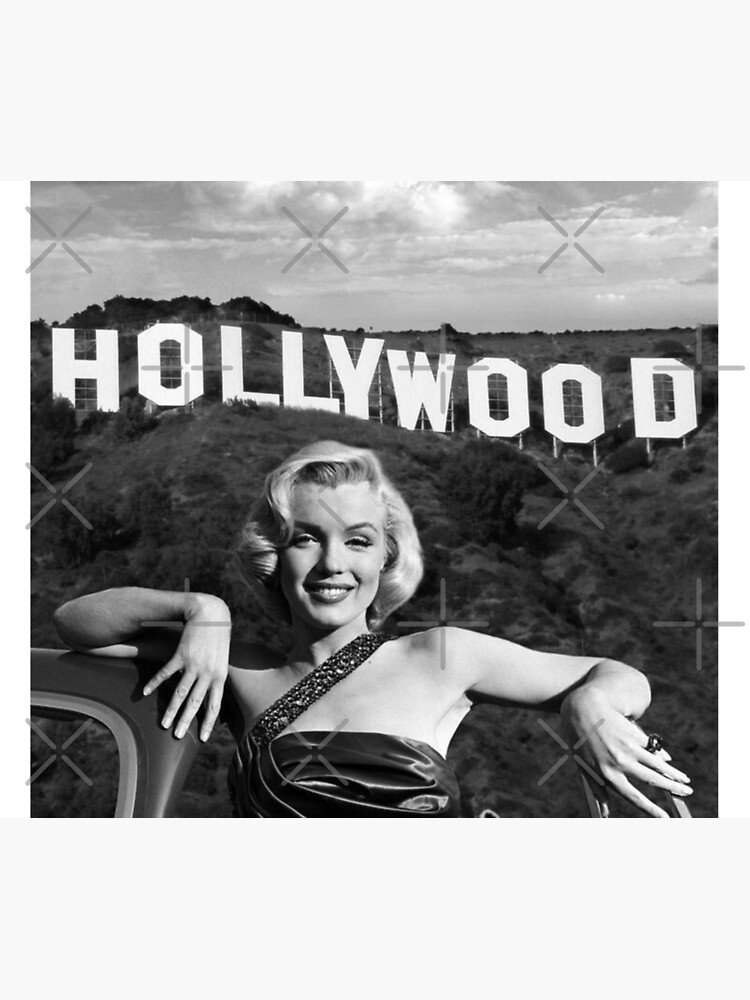 Marilyn Monroe Hollywood Black and White by Luna7