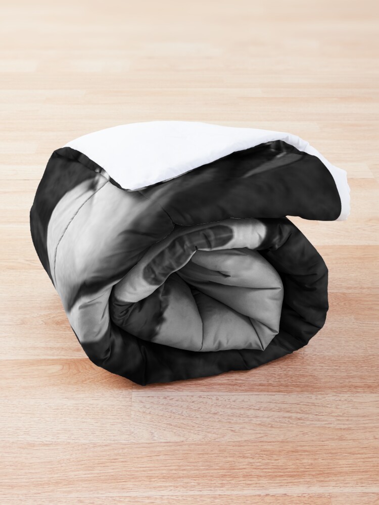Alternate view of Marilyn Monroe Hollywood Black and White Comforter