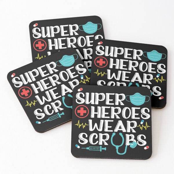 Item preview, Super heroes wear scrubs - Nurse designed and sold by Harrytran1507.