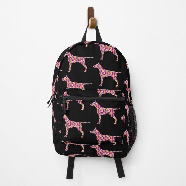 Item preview, doberman silhouette tie dye pattern for dog lovers  designed and sold by cathelkav.
