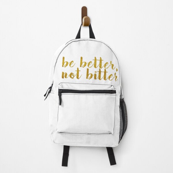 Item preview, "Be Better, Not Bitter" Gold Leaf Quote designed and sold by ManyaMalhotra.