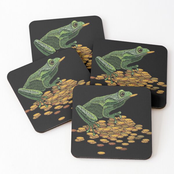 Item preview, Frog golden coins   designed and sold by urbanstore69.