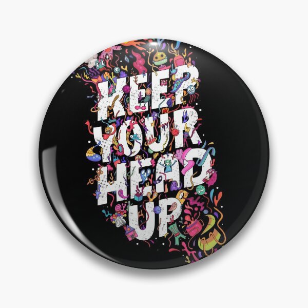 Item preview, Keep Your Head Up Doodle designed and sold by nynjamoves.