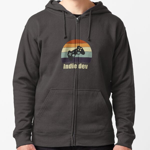 Indie Dev Vintage Zipped Hoodie
