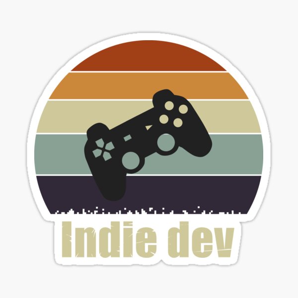 Indie Dev Vintage Sticker