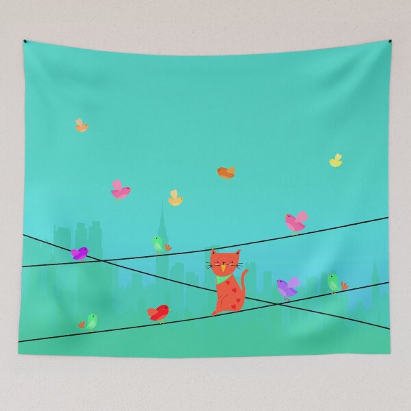 Item preview, Cat birdwatching! designed and sold by urban-color.
