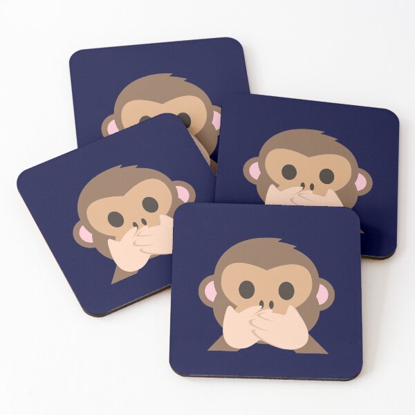 Item preview, Speak No Evil Monkey Emoji designed and sold by depresident.