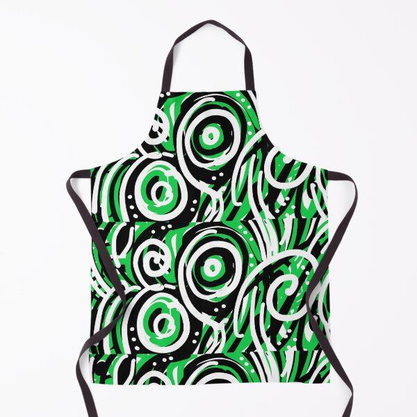Item preview, Graphical green white and black lines modern designed and sold by jotcar.